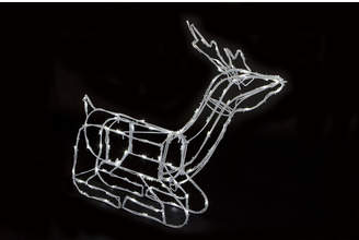 Reindeer Sitting LED Solar Light