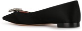 Thumbnail for your product : Rochas Embellished Logo Ballerina Shoes