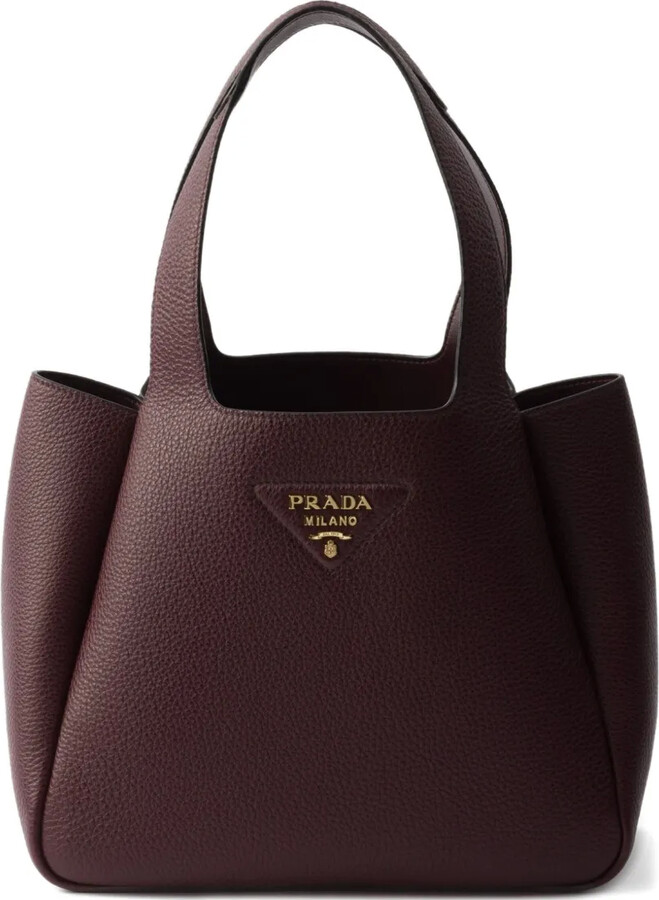 Prada Small Leather Tote Bag
