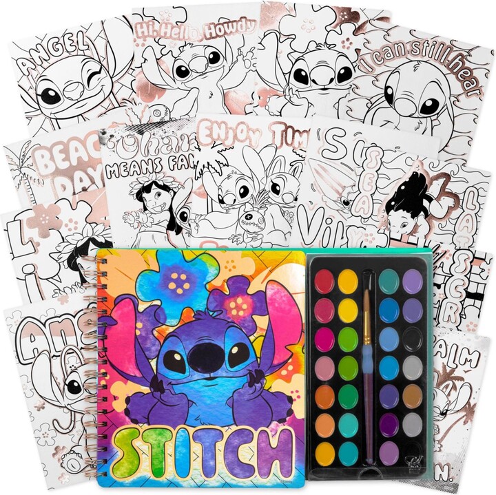 Fashion Angels Disney Stitch Watercolor Poster Set