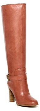 Enzo Angiolini Womens Sumilow Leather Almond Toe Knee High Fashion Boots Wide....