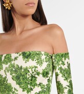 Thumbnail for your product : Emilia Wickstead Mirta floral taffeta faille minidress