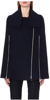 Thumbnail for your product : Stella McCartney Zip-detail wool-blend cape coat