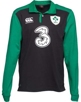 Canterbury of New Zealand Mens Ireland Classic Long Sleeve Alternate Shirt Black