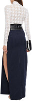 Thumbnail for your product : SOLACE London Cardin Pinstriped Twill Maxi Skirt