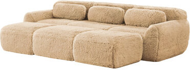 Luxurious Sectionals, Plush Fabric, No Assembly, Versatile For Home