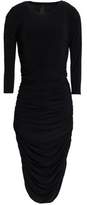 Thumbnail for your product : Norma Kamali Ruched Stretch-jersey Dress