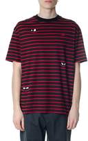 Thumbnail for your product : McQ Skater Swallow Black & Red Cotton T-shirt