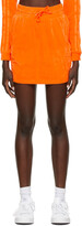 Thumbnail for your product : adidas Orange Jeremy Scott Edition Velour Skirt