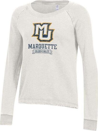 Alternative Apparel Women's Marquette Golden Eagles Lazy Day Crew