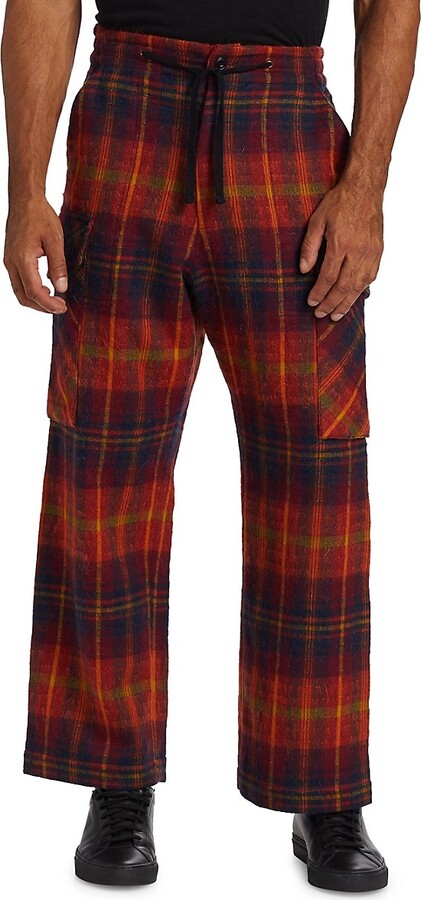 Nicholas Daley Wool-Mohair Cargo Pants