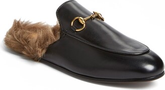 shearling lined mules