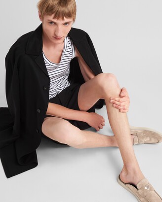 サンダル PRADA SUEDE SABOTS Prada Suede sabots - ShopStyle Flip Flop Sandals