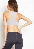 Thumbnail for your product : Forever 21 SPORT Low Impact- Heathered Seamless Sports Bra