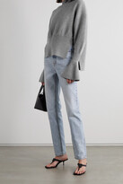 Thumbnail for your product : Alexander Wang Ribbed Wool-blend Sweater - Gray