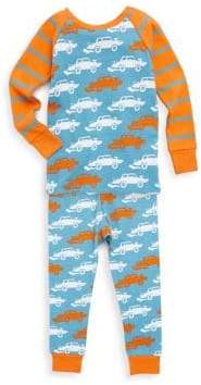 Hatley Little Boy's & Boy's Two-Piece Derby Cars Cotton Pajama Set
