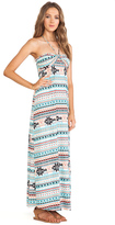 Thumbnail for your product : T-Bags 2073 T-Bags LosAngeles Strapless Maxi Dress