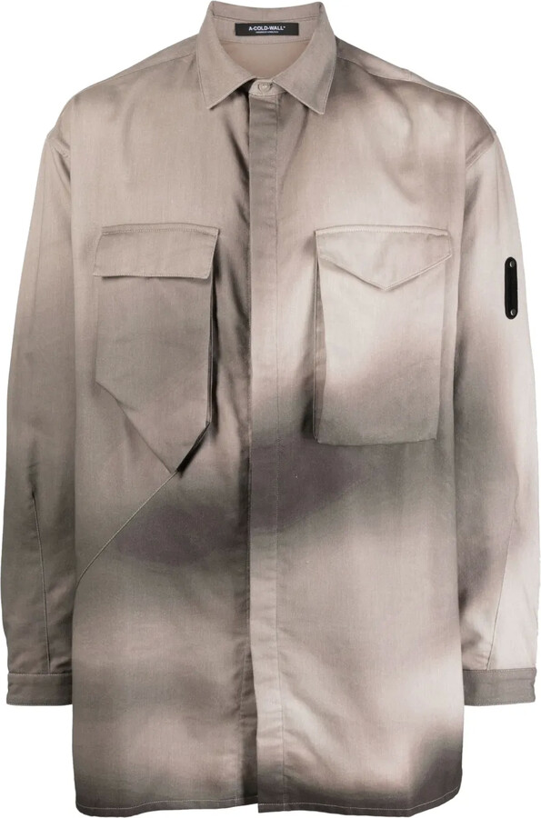 A-Cold-Wall* Gradient-Effect Cotton Shirt