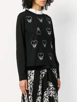 Thumbnail for your product : Marc Cain cat and heart print sweatshirt