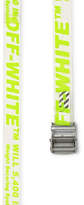 Thumbnail for your product : Off-White Off White 3cm Neon-yellow Industrial Logo-print Rubber Belt - Yellow