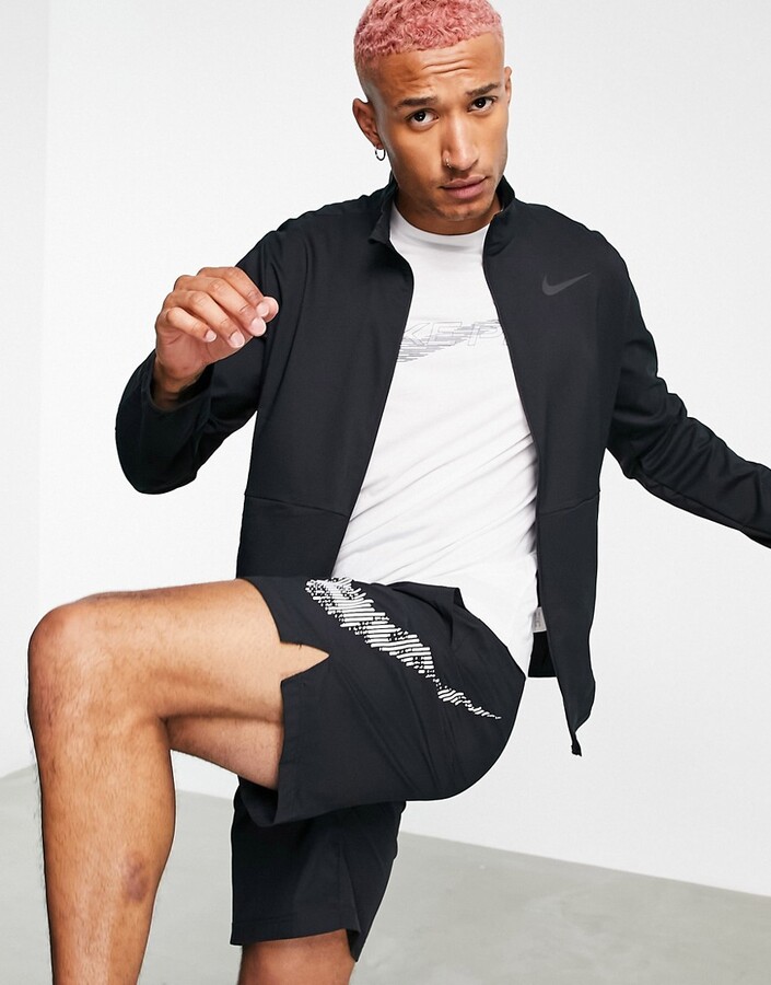 Nike Training jacket in black - ShopStyle