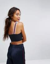 Thumbnail for your product : Monki Pin Stripe Crop Top