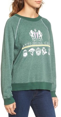 Wildfox Couture Women's Anti-Social Club Pullover