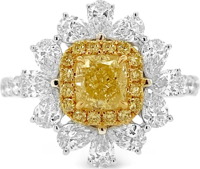 HYT Jewelry 18kt White Gold Diamond Ring