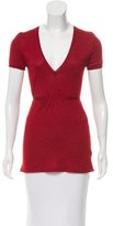Thumbnail for your product : Brunello Cucinelli Short Sleeve Cashmere Top