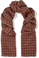 Thumbnail for your product : Brunello Cucinelli Fringed Alpaca And Wool-Blend Scarf