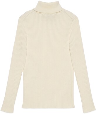 Gucci Children's wool polo neck withGG