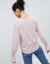 Thumbnail for your product : Jdy Milan Lightweight Jumper With Frill Cuff