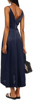 Thumbnail for your product : 3.1 Phillip Lim Wrap-effect button-embellished satin midi dress