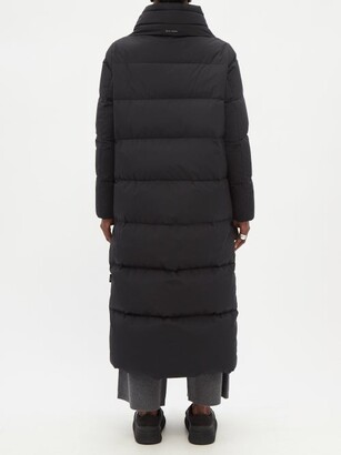 Herno Laminar High-neck Quilted Down Coat - Black