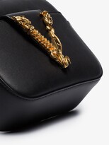 Thumbnail for your product : Versace black Virtus leather cross body bag
