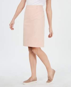 JM Collection Rivet-Waist A-Line Skirt, Created for Macy's