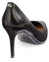 Thumbnail for your product : Karl Lagerfeld Paris Royale Point Toe Leather Pumps