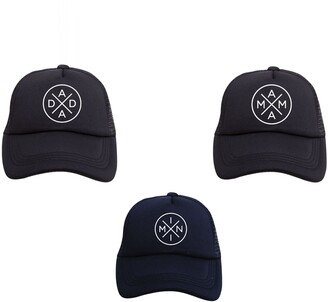 Tiny Trucker Co. Dada, Mama & Mini Set of 3 Trucker Hats