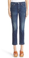 Thumbnail for your product : Amo Women's 'Babe' Released Hem Crop Jeans