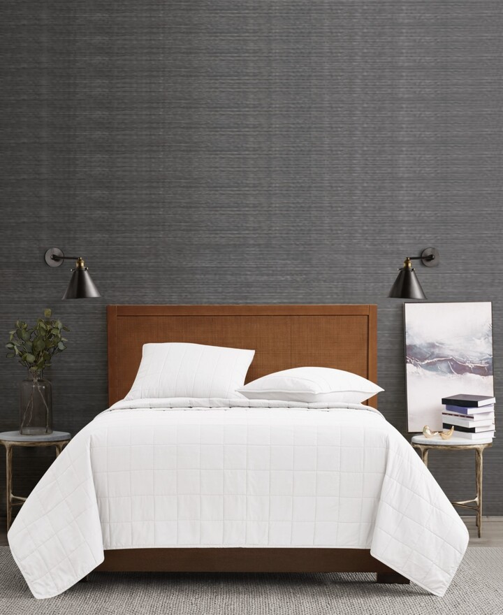 London Fog Solid 2 Piece Quilt Set Twin