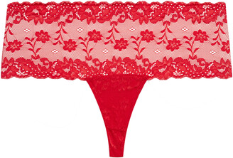 City Chic Zoey Thong - red