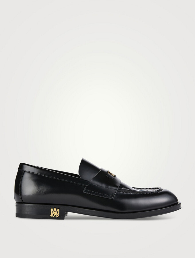 【AMIRI】男性 MA BOAT SHOE スニーカー AMFOLU1001-410 NAVY Amiri Men's Leather Boat Shoes - Navy White - Size 11