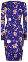 Thumbnail for your product : Diane von Furstenberg Floral Wrap Dress