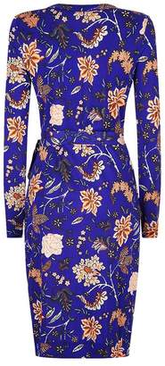 Diane von Furstenberg Floral Wrap Dress