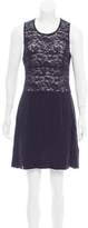 Thumbnail for your product : Christian Lacroix Lace-Accented Mini Dress