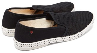 Rivieras Classic Canvas Loafers - Black