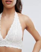 Thumbnail for your product : Free People Galloon Lace Halterneck Bra