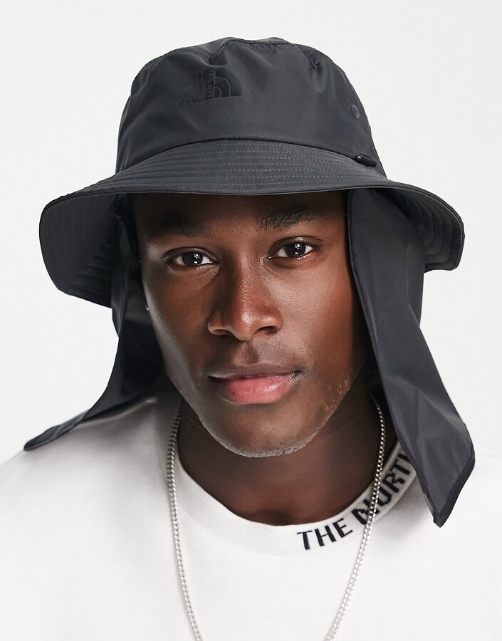 The North Face Flyweight bucket hat in charcoal - ShopStyle
