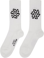 Thumbnail for your product : Rassvet White Jacquard Socks