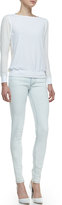 Thumbnail for your product : Theory Billy N Light-Wash Skinny Jeans